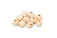 Koraliki drewniane naturalne KDN1 18mm Brewis